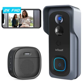 ieGeek Upgraded 2K HD Video Doorbell Camera Wireless Review